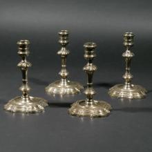 George II sterling candlesticks